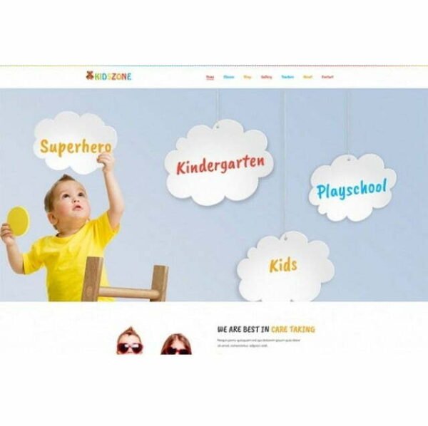 Kids Zone – HTML Template